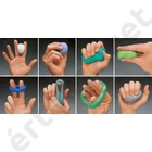 Kéz- és ujjerősítő rehabilitációs gyurma, Theraputty, erős (zöld)