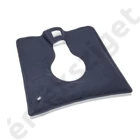 Aranyér és farkcsont párna (ülőgyűrű) plüss bevonattal, felfújható, 45cm, Bort Codyn 190530
