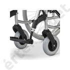 Acél összecsukható önhajtós kerekesszék kivehető kerékkel, Meyra Service Standard 3600, 43cm