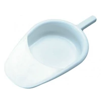 Ágytál fedővel, műanyag