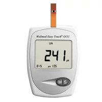 Vércukor, húgysav, koleszterinmérő készülék, Wellmed GCU