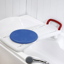 Fürdőkád pad forgókoronggal és kapaszkodóval, 110kg terhelhetőség