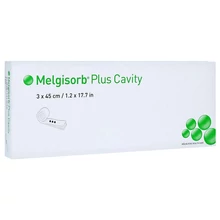 Melgisorb Plus Cavity alginát kötszer üreges sebekre, 3x45cm, 5db
