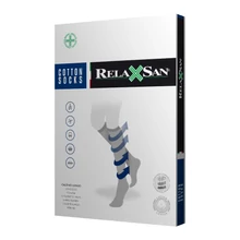 Relaxsan 820 kompressziós unisex pamut térdzokni, AD 140den 18-22Hgmm