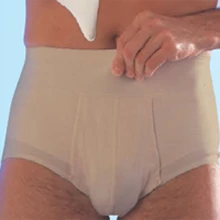 Pamut sérvnadrág betéttel, Scudotex S-645, bézs, 3