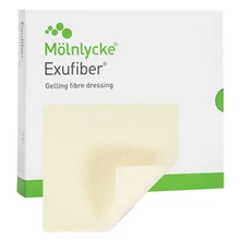 Exufiber nedvszívó polimer rostkötszer 10x10cm, 10db