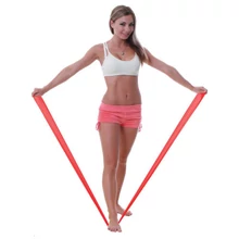 Fit-band erősítő gumiszalag, közepes (piros), 1,5m