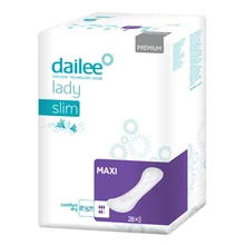 Inkontinencia betét, Dailee Lady Slim Prémium Maxi 879ml, 28db