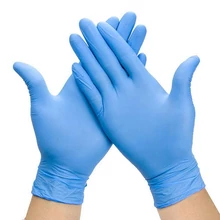 Nitril púdermentes orvosi vizsgáló- és védőkesztyű (100db)