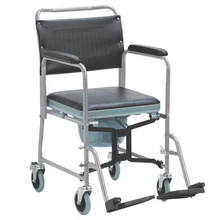 Gördíthető szoba wc fékezhető kerékkel, GM4021G