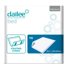 Antidecubitus betegalátét, egyszer használatos, 25db, 90x60cm, Dailee Bed Prémium Fix
