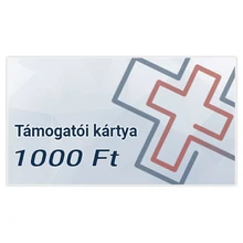1000 Ft támogató kártya