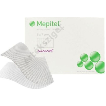 Mepitel steril szilikonos poliamidháló kötszer, 7,5x10cm, 10db