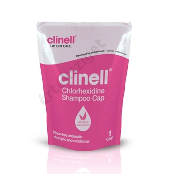 Hajmosó sapka fekvőbetegeknek, klórhexidines (Clinell egyszer használatos)