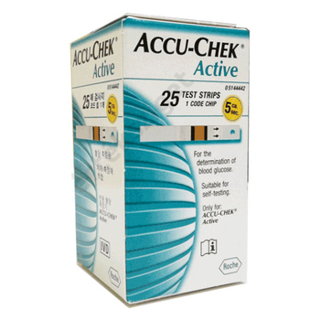 Accu-Chek Active vércukor tesztcsík 25db/doboz