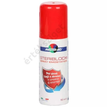 Vérzéscsillapító spray, Master Aid Steriblock, 50ml