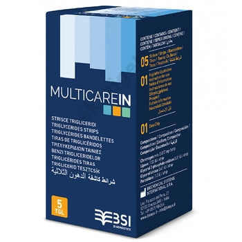 Multicare IN triglicerid tesztcsík 5 db.