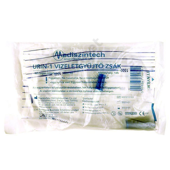 Vizeletgyűjtő zacskó, 1,5L, Mediszintech Urin 1, 30db