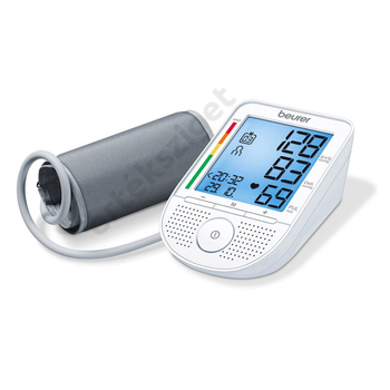 Magyarul beszélő felkaros vérnyomásmérő szívritmus-zavar jelzéssel, Beurer BM-49