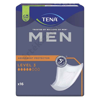 Inkontinencia betét férfiaknak, 710ml, 16db, Tena Men Level 3