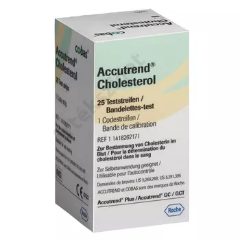 Accutrend Cholesterol tesztcsík 25db/doboz (koleszterin)