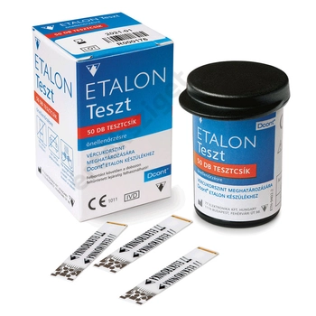 Etalon tesztcsík Dcont Etalon vércukormérőhöz, 50 db/doboz