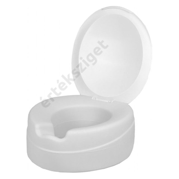 WC magasító peremes rögzítéssel, 11cm, fedéllel (Contact Plus Premium)