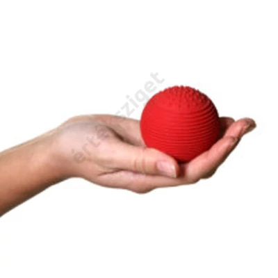 Marok-, ujj és kézerősítő reflexlabda, piros, 6cm