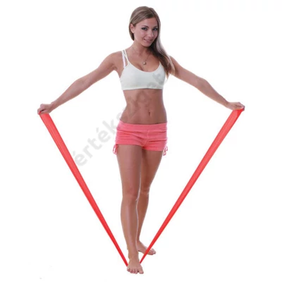 Fit-band erősítő gumiszalag, közepes (piros), 1,5m