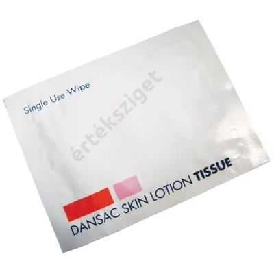 Dansac bőrtisztító törlőkendő, 50db