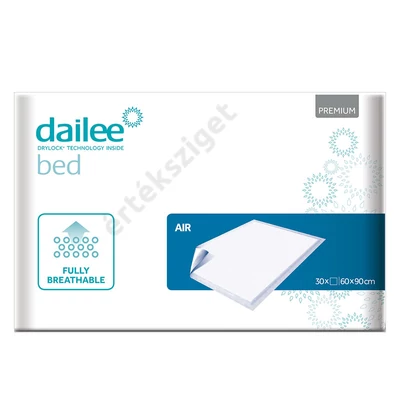 Antidecubitus betegalátét, egyszer használatos, 30db, 90x60cm, Dailee Bed Prémium Air
