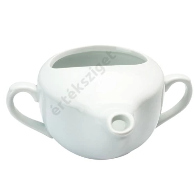 Betegitató kerámia csésze 2 füllel, Sundo