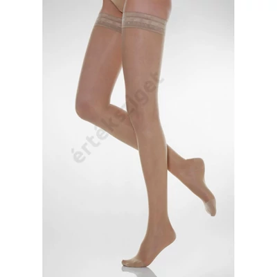 Relaxsan Basic 870 kompressziós zárt csipkés combfix, AG 140den 18-22Hgmm, világosbarna (36), 2