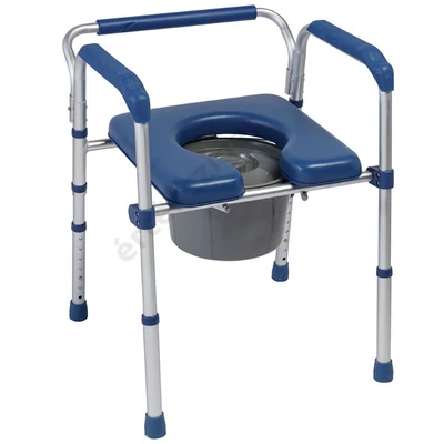 Szoba wc négy az egyben; szoba wc, wc magasító, biztonsági váz, zuhanyszék, Herdegen