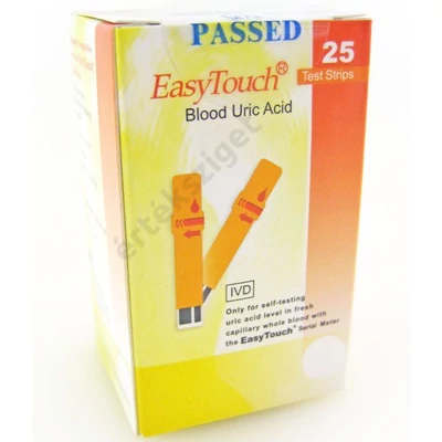 Húgysav tesztcsík, 25db/doboz, Wellmed GC, GCU készülékekhez