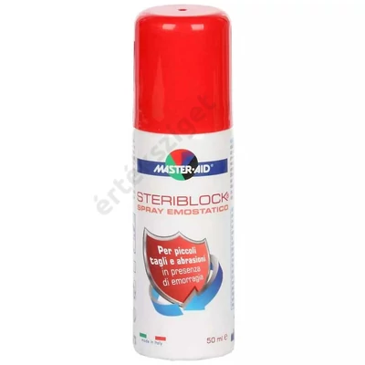 Vérzéscsillapító spray, Master Aid Steriblock, 50ml