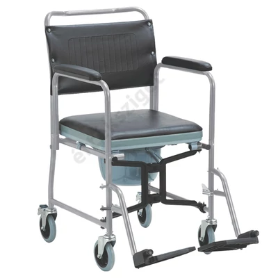 Gördíthető szoba wc fékezhető kerékkel, GM4021G
