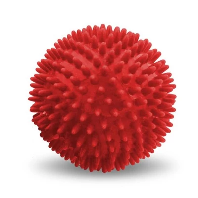 Tüskés masszírozó labda kézrehabilitációhoz, 9cm