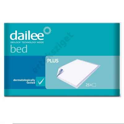 Antidecubitus betegalátét, egyszer használatos, 25db, 60x60cm, Dailee Bed Plus