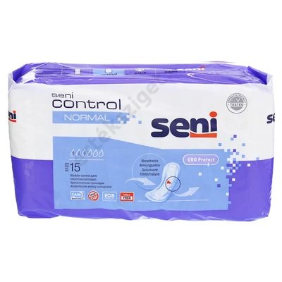 Inkontinencia betét, Seni Control Normal 15db, 395ml