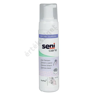 Habsampon víz nélküli hajmosáshoz, Seni Care, 200ml