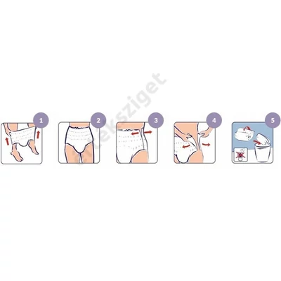 Fehérneműhöz hasonló pelenkanadrág, Seni Active Classic pant, 1513ml, 30db, L