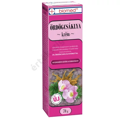Ördögcsáklya krém mozgásszervi problémákra, Biomed, 70g