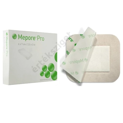 Vízálló öntapadó nedvszívó szigetkötszer, Mepore Pro, 9cm x 10cm, 1db