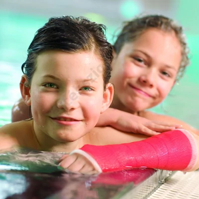 Vízálló műanyag gipszcsomag gyermek lábszárra, Delta-Dry Elite