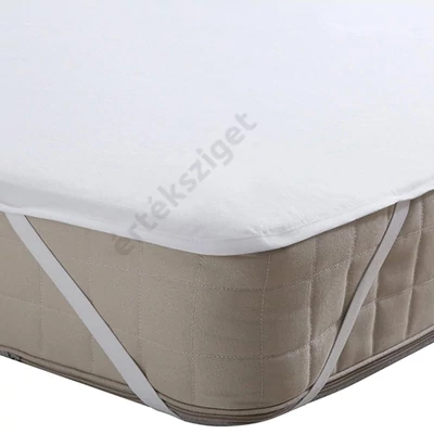 Vízhatlan sarokpántos ágyvédő frottírlepedő, Ki-Fü / SS, 90x200 cm