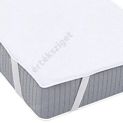Vízhatlan sarokpántos antiallergén ágyvédő frottírlepedő, Sabata, 90x200 cm