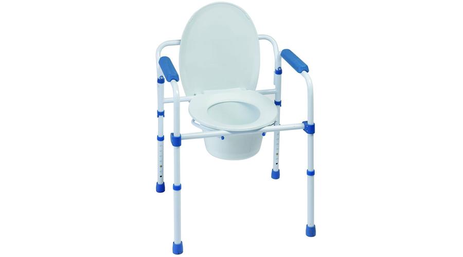 Szoba wc állítható magasság 43-58 cm, wc magasító és kapaszkodó (3 az 1-ben), Herdegen