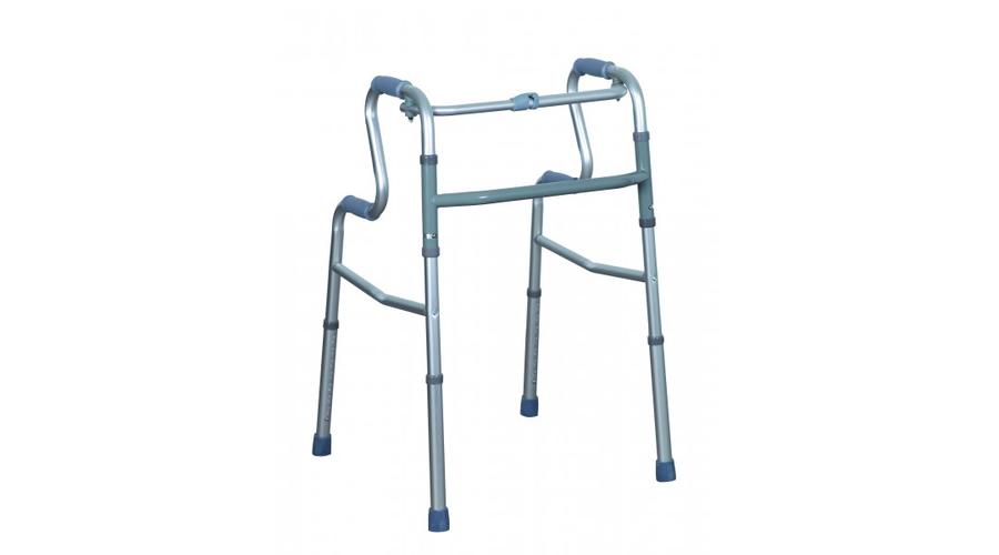 Felállást segítő járókeret 4 markolattal, lépcsőzetes, összecsukható, Herdegen