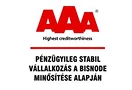Bisnode AAA pénzügyi elismerés